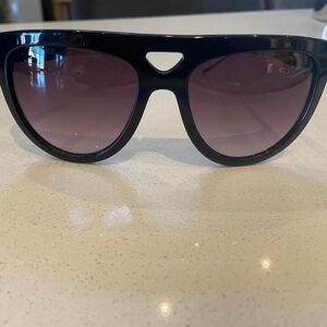 Derek Lam black and gold aviator sunglasses